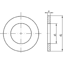Scheibe DIN 134 8, 4 mm 140 HV galv.verzinkt