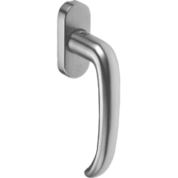Glutz Fensterolive TOPAZ 30.050,  Stift 7x35mm mit Rastung,  Nocke 10/12mm,  E-matt
