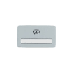Grundmann WG Namensschild 1791RT F2 inkl. Spion 582/16,  ÖNORM FH,  TS 35-46mm