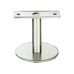 Schösswender Handlaustütze gerade Edelstahl Wandabstand 55mm, inkl.Stocks