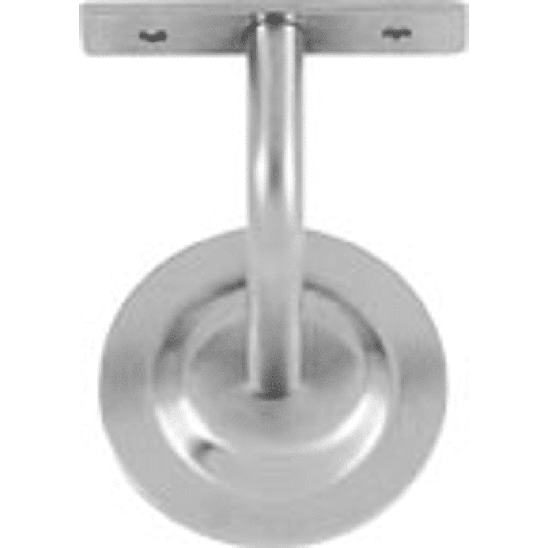 Handlaufstütze 90° Edelstahl Wandabstand 80mm, inkl.Stocksch