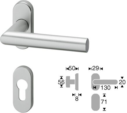 GEOS 2554 Lochteil auf Ovalrosette