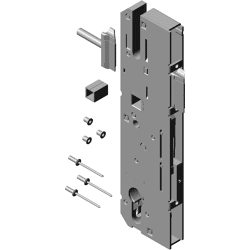 KFV Hauptschlosskasten Typ K PZW,  DM 60,  DIN 92,  Nuss 10mm mit Hülse 8mm