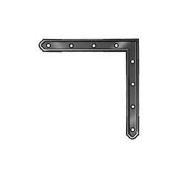 Roto Zierwinkel 220x220mm,  schwarz
