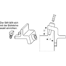 MACO Bohrlehre für Sprossenkupplung Holz 0