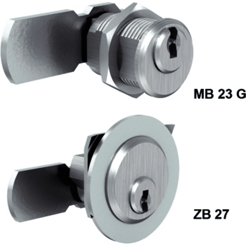 ICS Hebelzylinder ZB27, VSSP mit 2 Schlüssel, Nickel matt