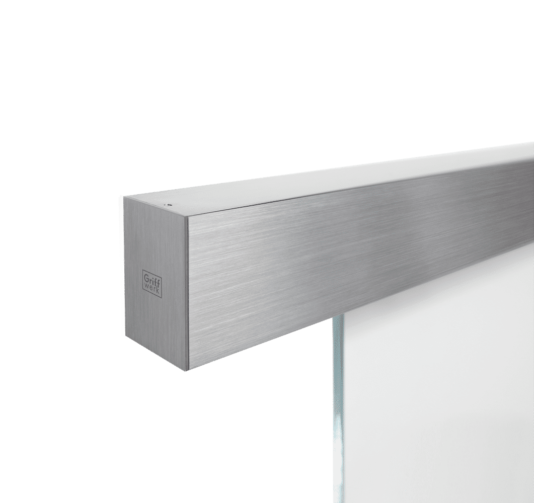 Schiebetürsystem PLANEO 120 COMF für Deckenmontage/Glastür