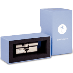 Elektr. Doppelzylinder Typ BO 01 System blueCompact Länge 30,7/32,4 mm Ni