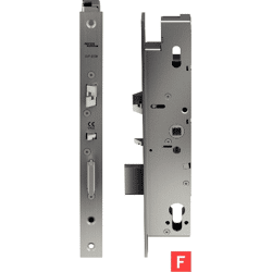 dormakaba SVP-Einsteckschloss Typ 2739F,  DM 45/92/9 mm,  Stulp kantig 270x24 mm ER DIN-LS/R