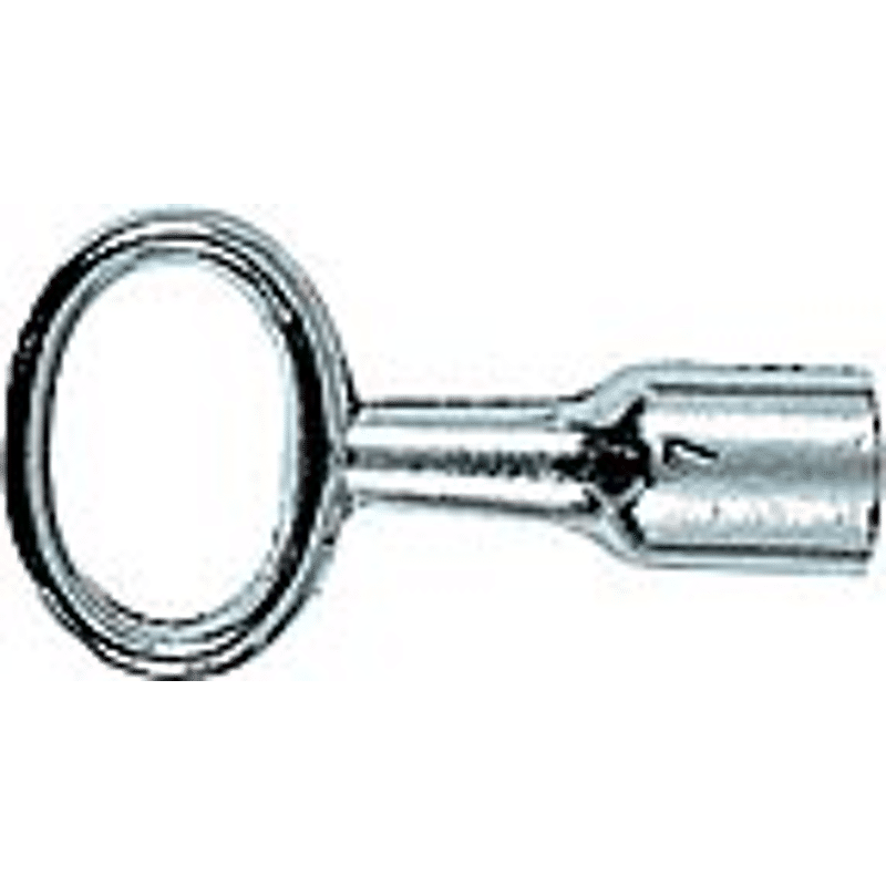 Kamintürschlüssel, Innenvierkant 9 mm