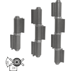 Grudke Winkelschweissband,  kugelgelagert Laschen 3-teilig,  Bandhöhe 185 mm