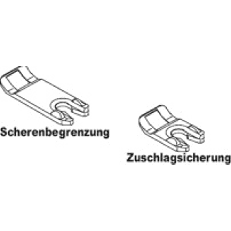 Zuschlagsicherung für Schere Gr. 00-1 oder Gr. 400/600/800 S