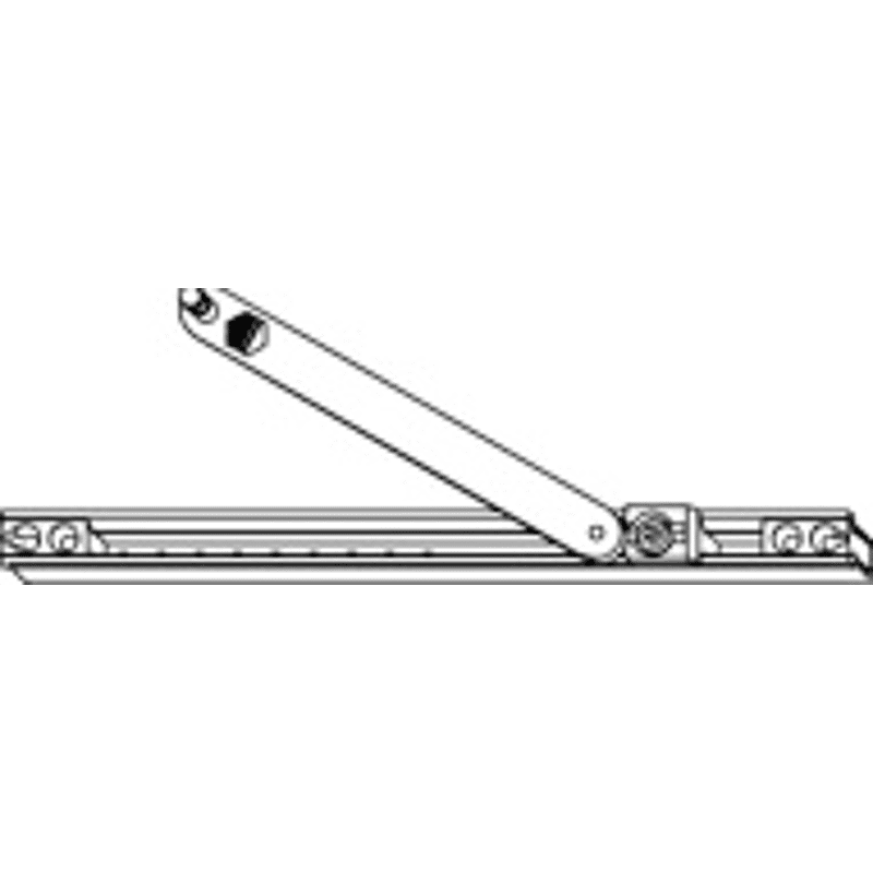 Schließteil für Öffnungsbegrenzer für PV C Silber