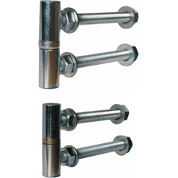 Grudke Pfostenband,  Edelstahl- Niro Gewinde M16x165,  Rolle/Stift 26/16 mm