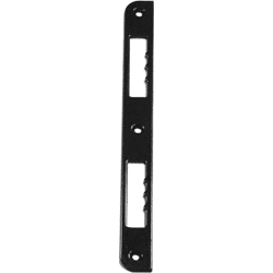 Pohl Schließblech Edelstahl 210x20x3 mm,  einseitig abgerundet