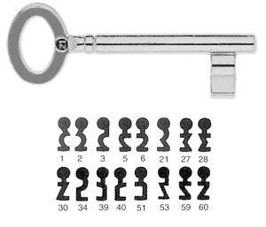Buntbartschlüssel Mod. 801