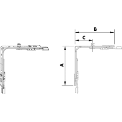 Siegenia UMLENKUNG AF VSO 1RSTSK50