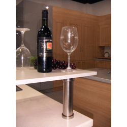 Barkonsole Stahl gerade Edelsthal Optik D: 50mm Höhe: 200mm