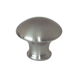 Grimme Möbelknopf Zamak Edelstahl finish D: 30mm  H: 27mm