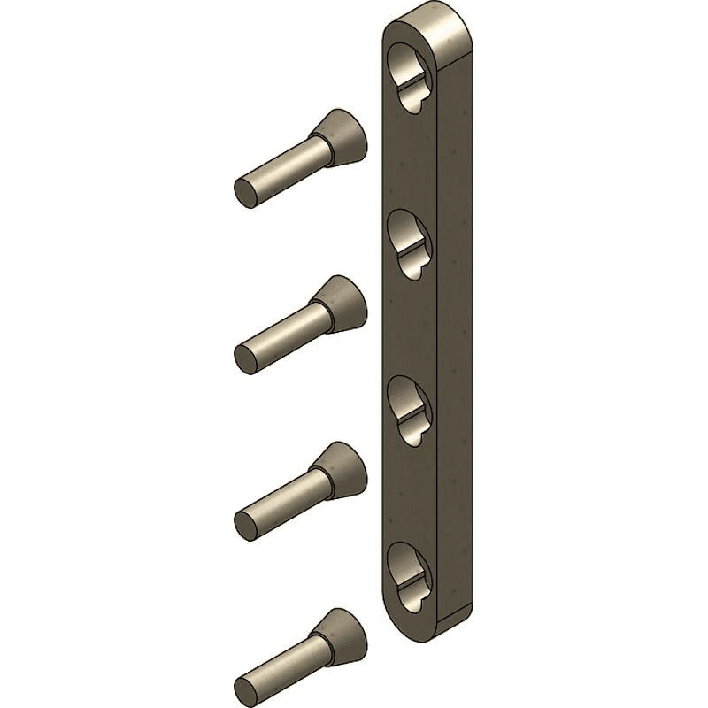 KONUSVERBIND. SET E REDUZ 236x24x16 4 Dübel 10mm