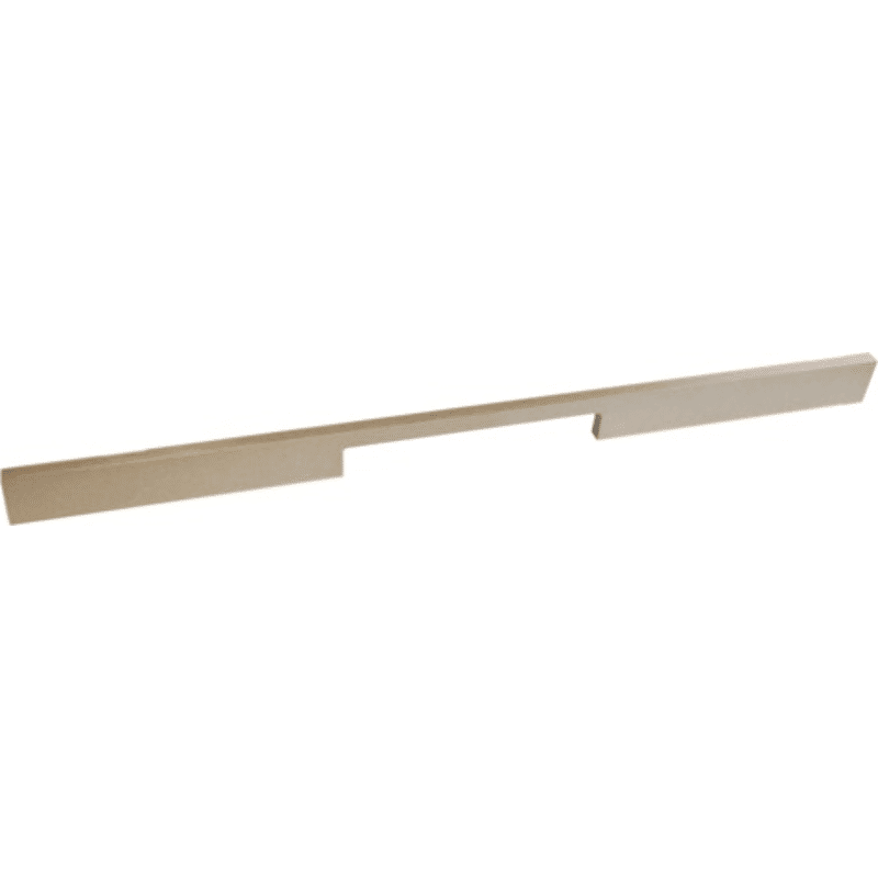 Möbelgriff Aluminium natur eloxiert matt LA: 320/350mm GL: 390mm H: 34mm B: 8mm