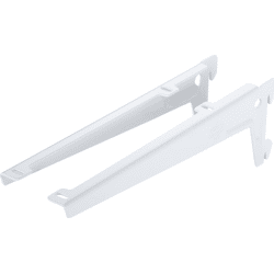 Winkelträger weiß Tiefe: 230mm  2 Haken