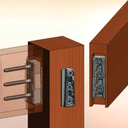 Verbinderbeschl. Solid MF,  2tlg.