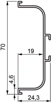 U-Griffmulde Aluminium