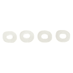 Unterlage Polyamid für Glastüren transparent für M4 Schraube