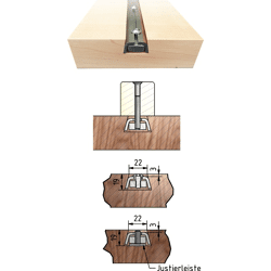 BTA Gratleiste Stahl 850mm