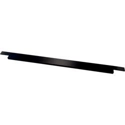 Griffleiste schwarz eloxiert gebürstet H: 12, 5mm B: 38mm GL: 1096mm