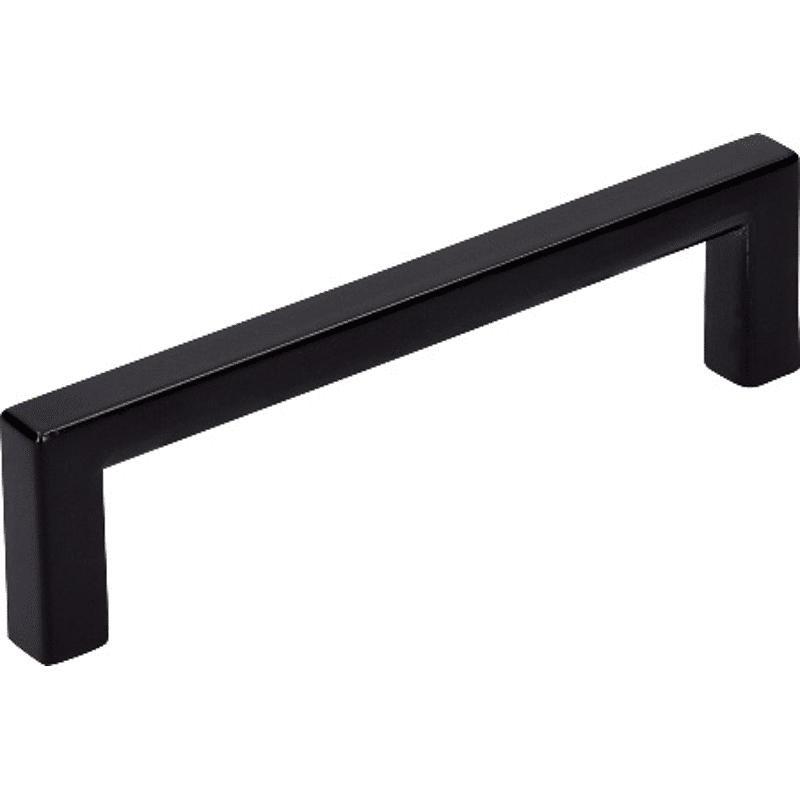Möbelgriff Metall schwarz matt pulverbe. B: 8mm  LA: 192mm
