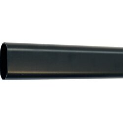Grimme Möbelrohr OVAL Stahl Schwarz Länge: 1900 mm