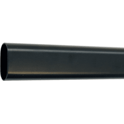 Grimme Möbelrohr OVAL Stahl Schwarz Länge: 1900 mm