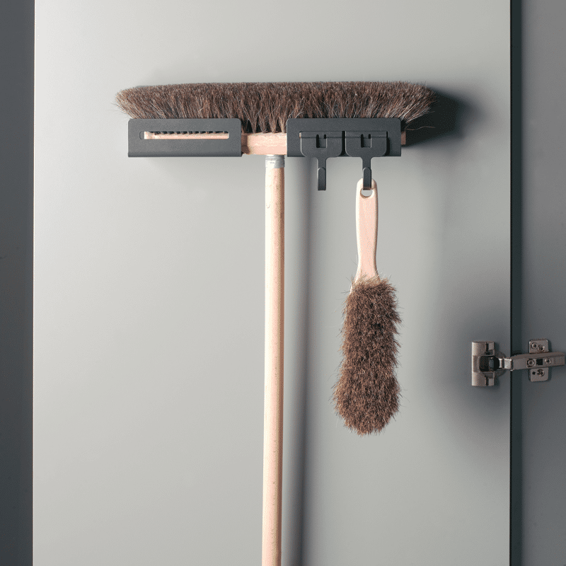 Besenhalter-Set SESAM anthrazit