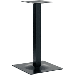 Tischgestell POHL 500, Höhe 700 mm schwarz besch., Boden 400mm, Säule 60x60mm