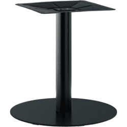 Tischgestell POHL 8030,  Höhe 700 mm schwarz besch.,  DM750mm,  Säule 101 mm