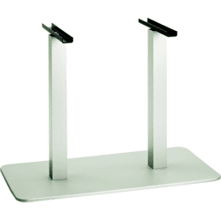 Tischgestell POHL 8150,  Höhe 700 mm schwarz besch., Pl.960x480mm, Säule70x70mm