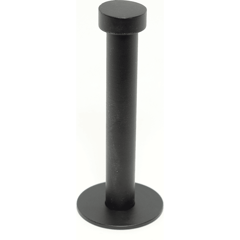 Mantelhaken Edeltahl schwarz lack. 72 mm