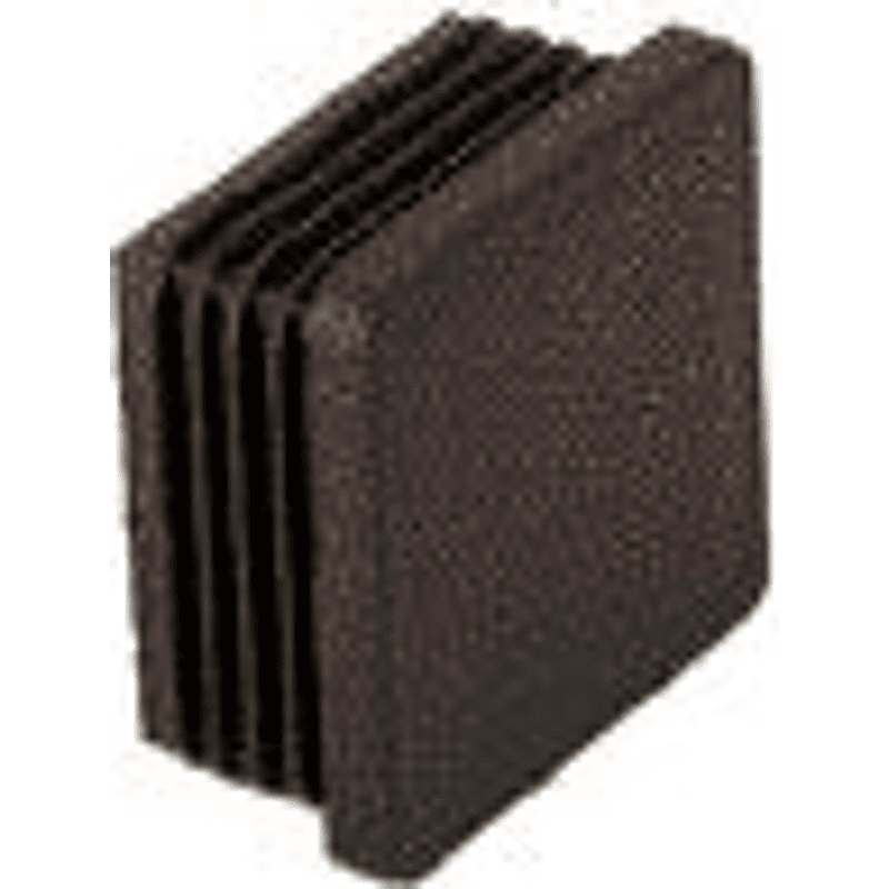 Stopfen PVC schwarz VL, 40x25mm Rohrwandstärke: 1-3,5mm