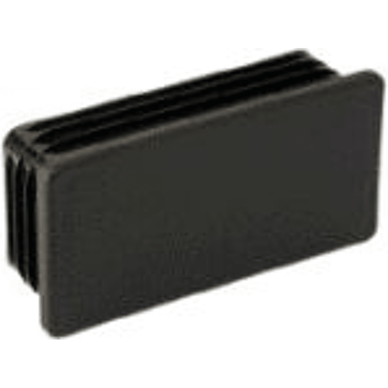 Stopfen PVC schwarz VL, 40x25mm Rohrwandstärke: 1-3,5mm
