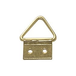 Bilderklappöse H: 20mm,  Stahl vermessingt