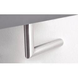 Garderobenbügel Edelstahl gebürstet B: 230mm  H: 65mm  D: 16