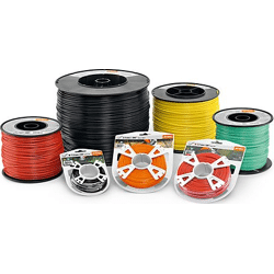 STIHL Mähfaden 2, 4mm x 253 m runde Ausführung, Farbe orange