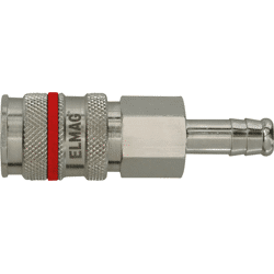 Elmag Stahlkupplung mit Schlauchtülle 10mm