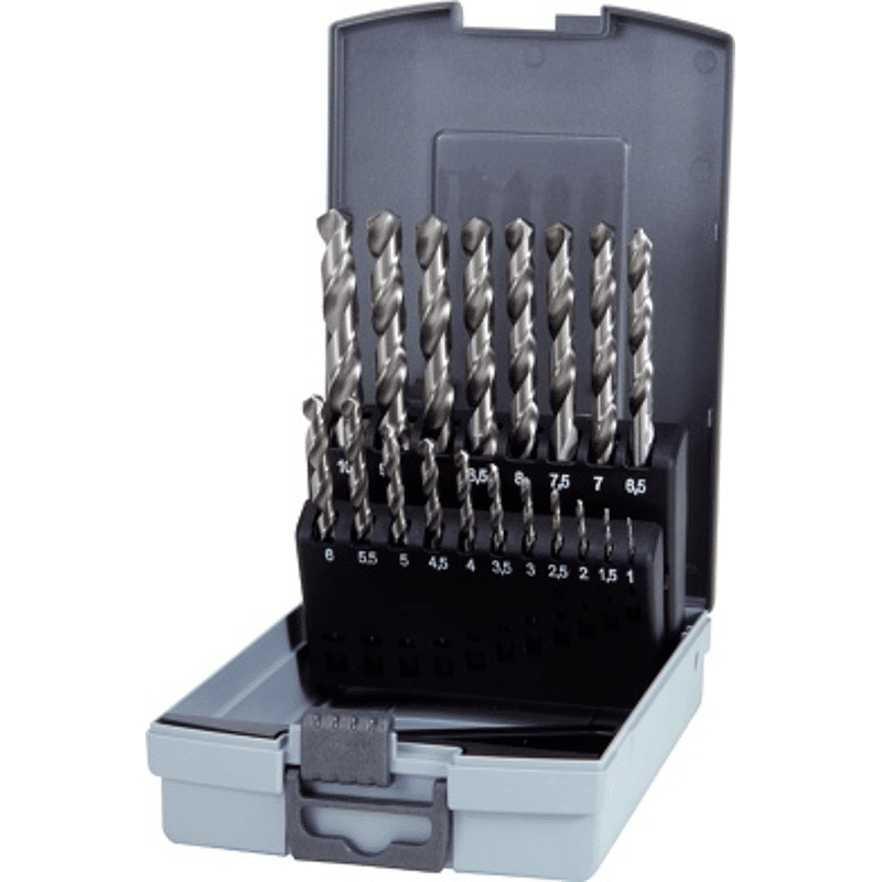Spiralbohrersatz HSSG 1-10mm