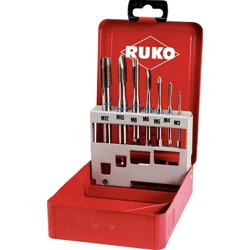 Ruko Maschinengewindebohrer-Satz HSSE-Co 5,  7-teilig