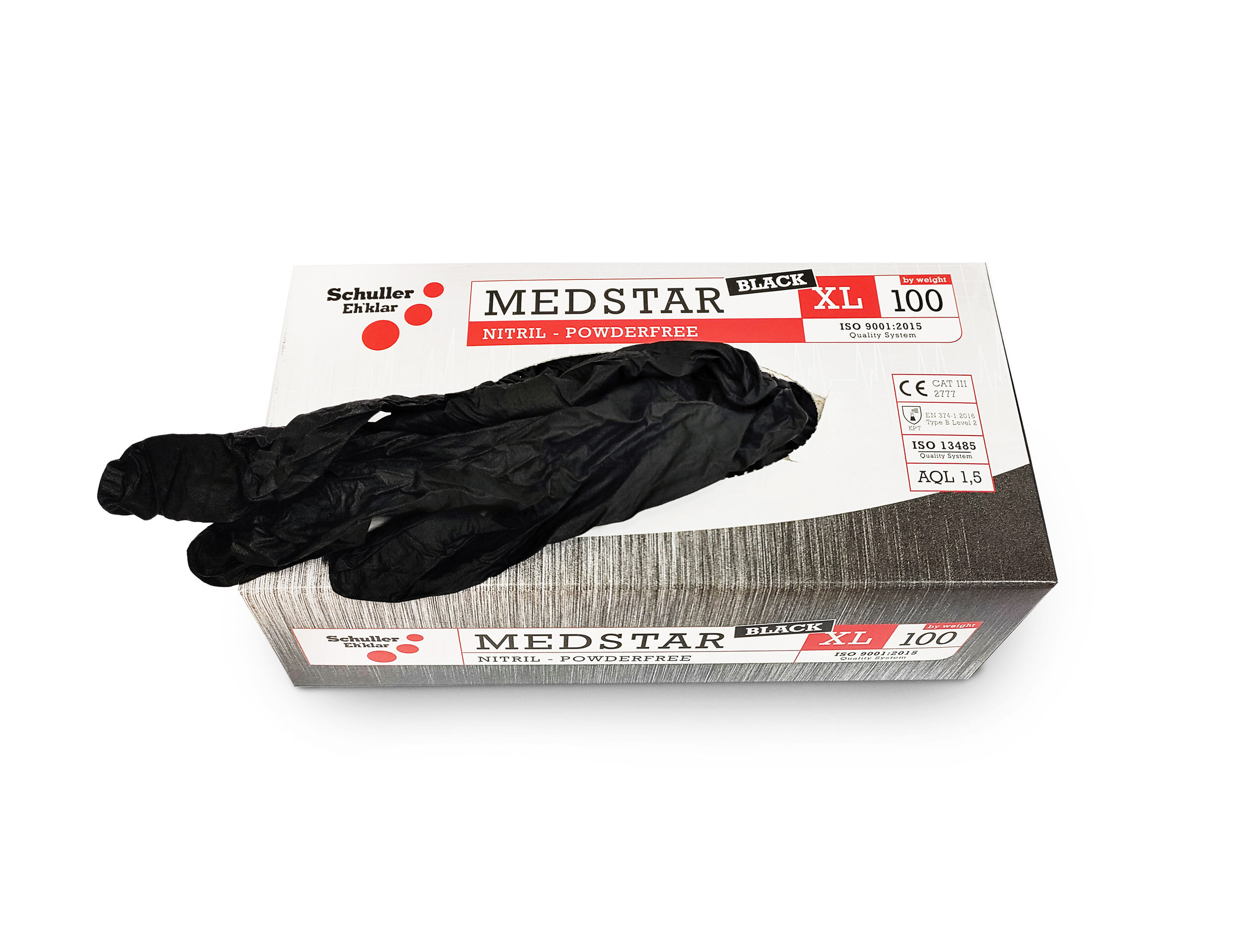 Medstar Black Handschuhe PF puderfrei   100 Stück