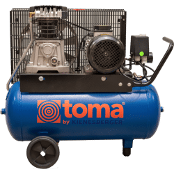 toma Kompressor KTK300-50L-400V 10bar 2-Zylinderaggregat, 169l/min Liefermenge
