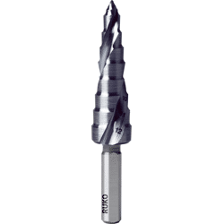 Ruko UC Stufenbohrer FLOWSTEP TIP HSS,  RUnaTEC,  Gr 09,  5-12 mm